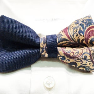 Papillon in sughero double made in italy Bow Tie 3