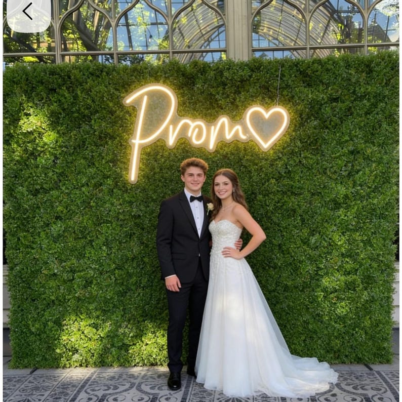 Prom Sign Broken Window Se Rende Custom Prom Neon Sign, LED Neon Sign for Prom Night, Decorations for ...