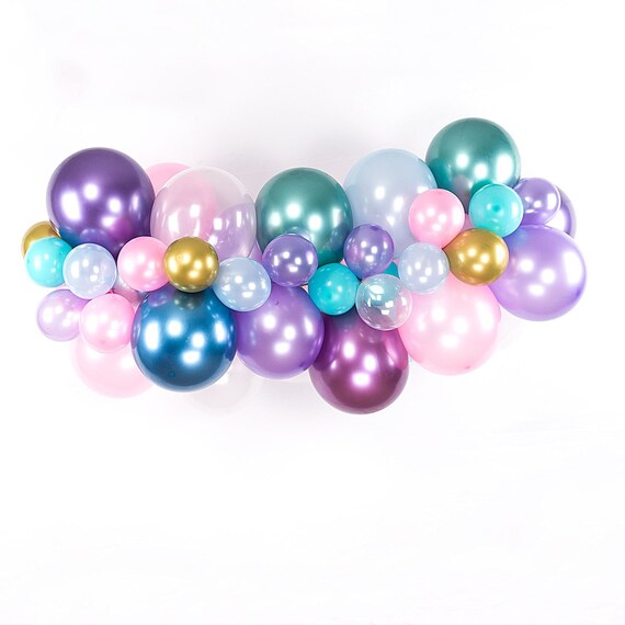 Mermaid Balloon Arch Decorating Kit Under The Sea Mermaid