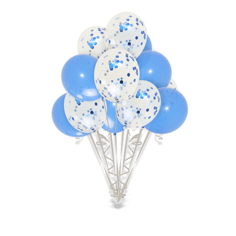 Jumbo Blue Confetti Filled Balloons Wedding Balloons Etsy