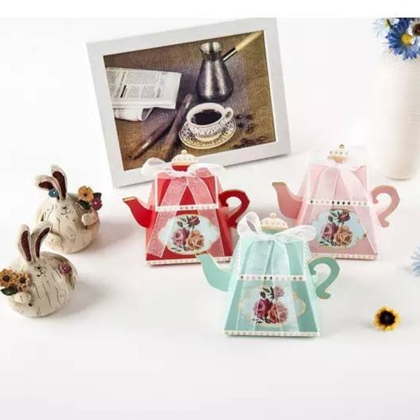 Tea Party Favor Box Etsy