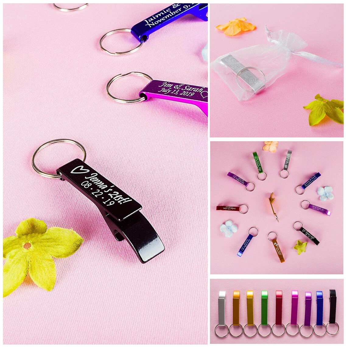 Personalized Engraved Bottle Opener Favors