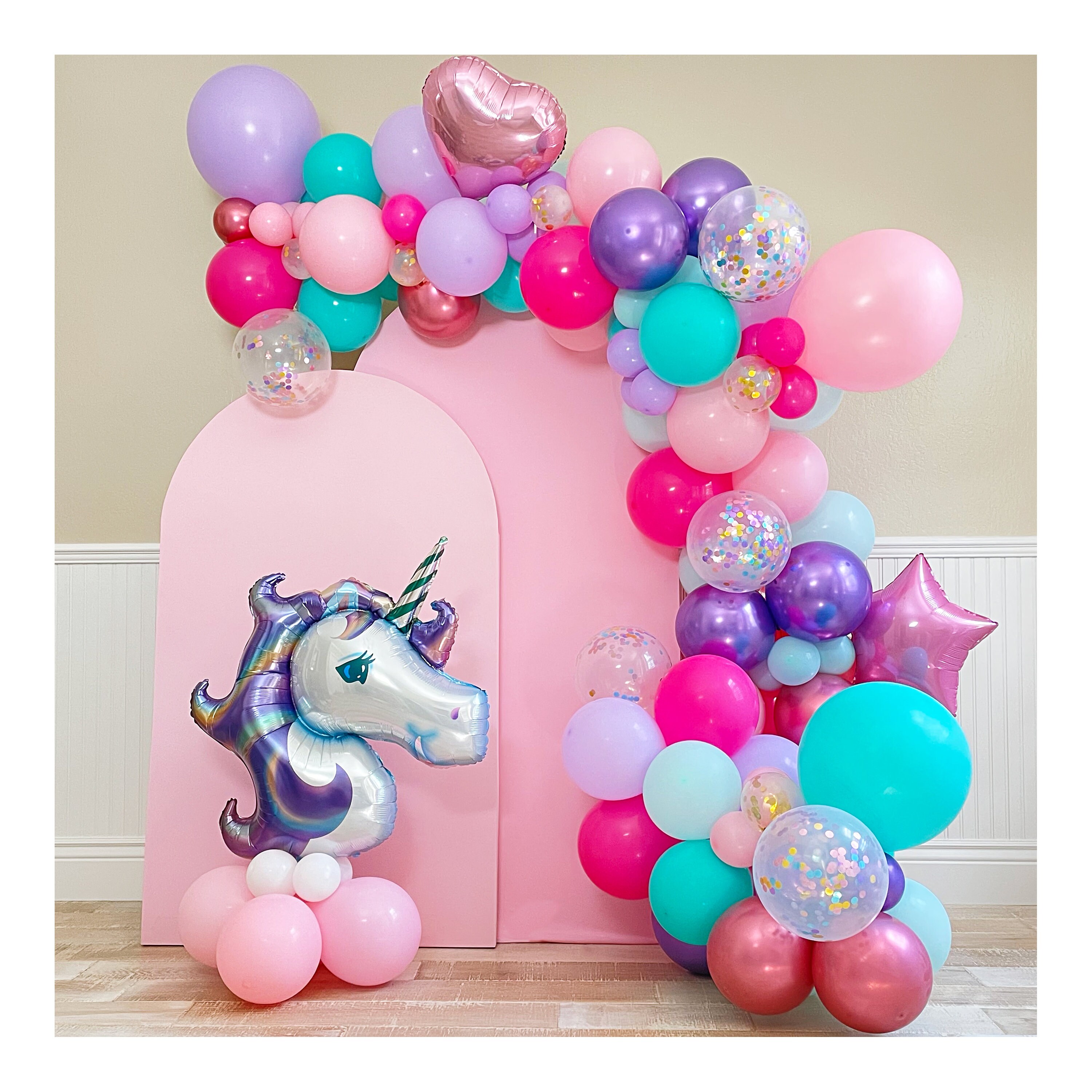 16ft Pastel Unicorn Balloon Garland and Arch Kit with Unicorn Etsy