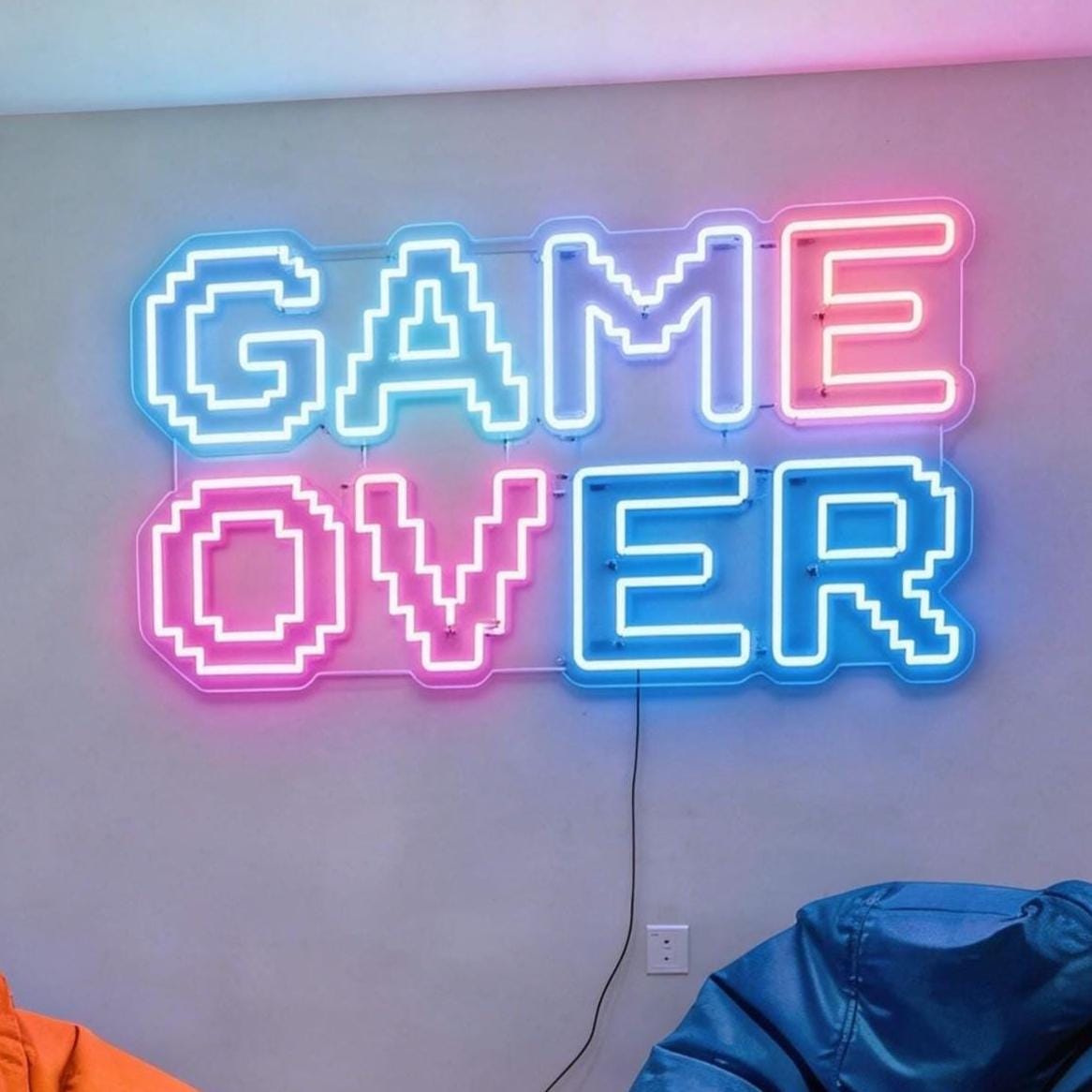 Game Over Led - Etsy
