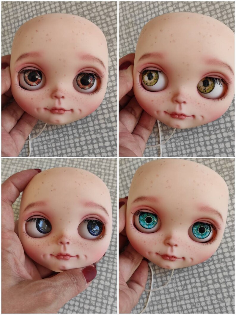 Eye chips for Blythe dolls printable set instant download | Etsy