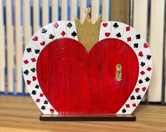 Alice in Wonderland Bookshelf Fairy Door