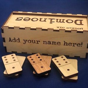 Wooden Dominoes. Dominoes set