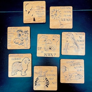 Labyrinth Inspired Coasters