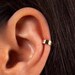 Tiny gold ear cuff - Simple ear cuff - Sterling silver ear cuff - Small Ear Cuff - Adjustable ear cuff - Ear cuff earring - Dainty ear cuff