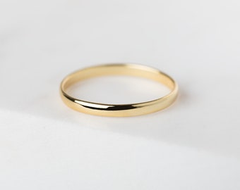 Simple gold band ring - Sterling silver band ring - Simple gold ring - Minimalist ring - Dainty ring - Dainty gold ring - Dainty jewelry