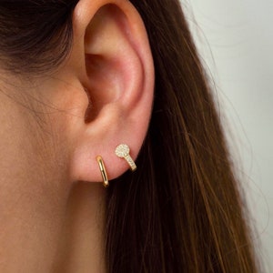 Huggie earrings - Tiny hoop earrings - Creolen gold - Huggie hoop earrings - Small hoop earrings - Mini hoop earrings - Tiny earrings