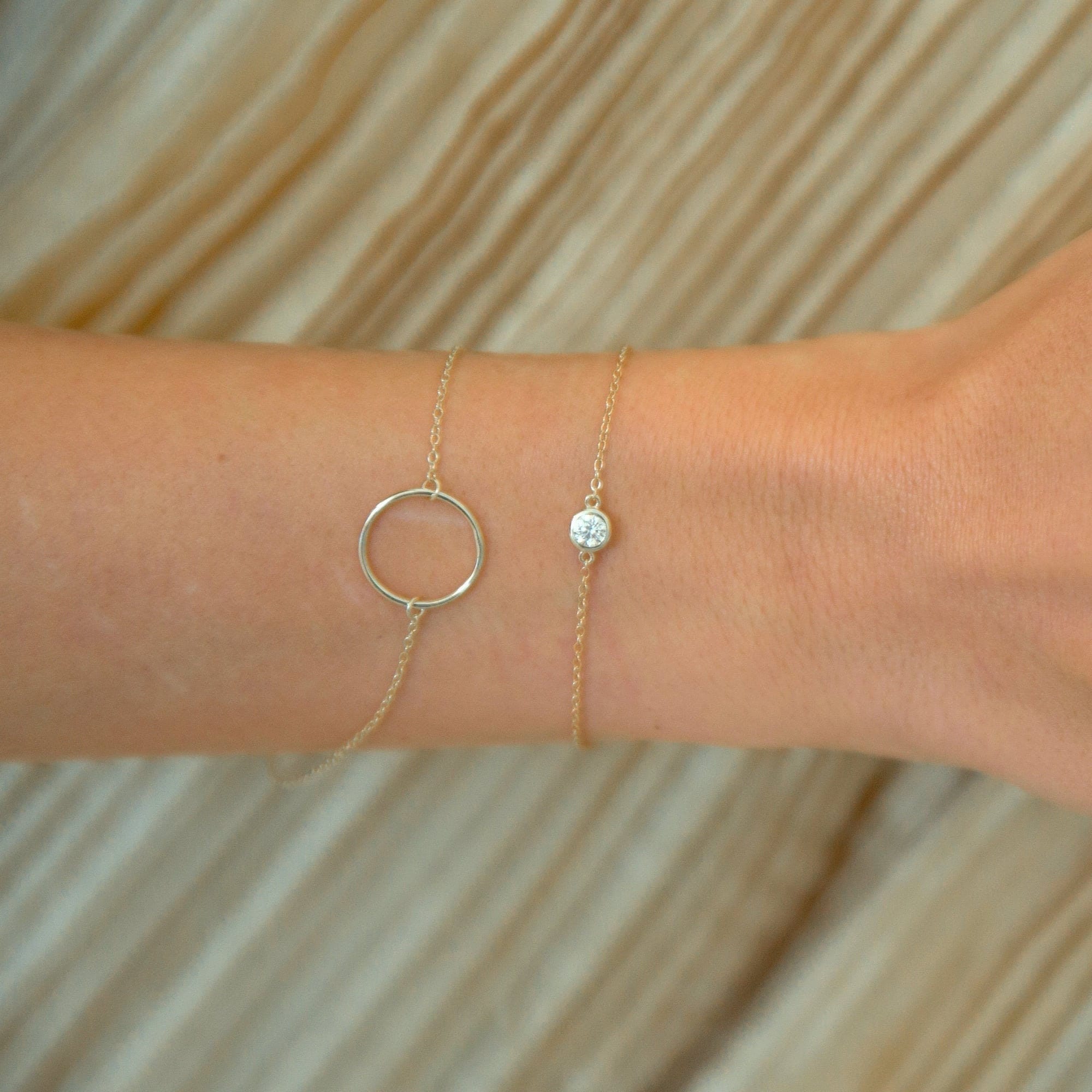 Gold Bracelet Set 5 Pc Minimalist Leaf Bangles | Karma Circle | eBay