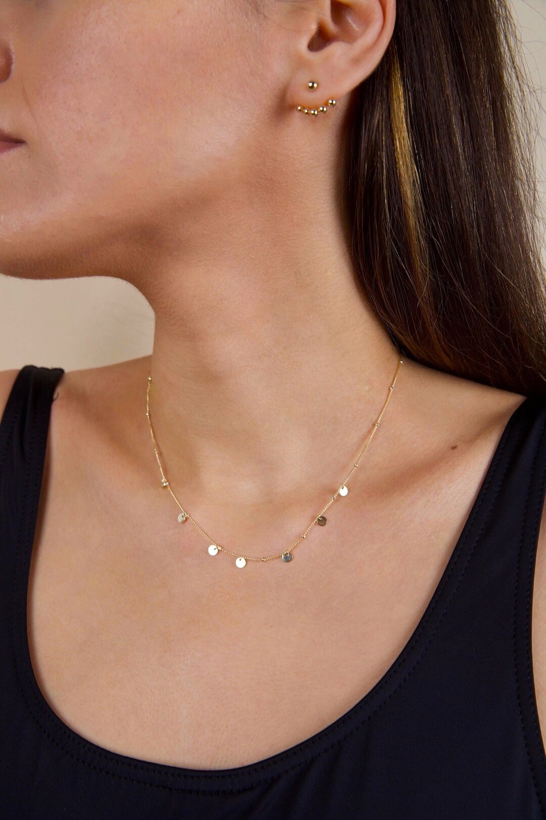 Tiny Coins Necklace