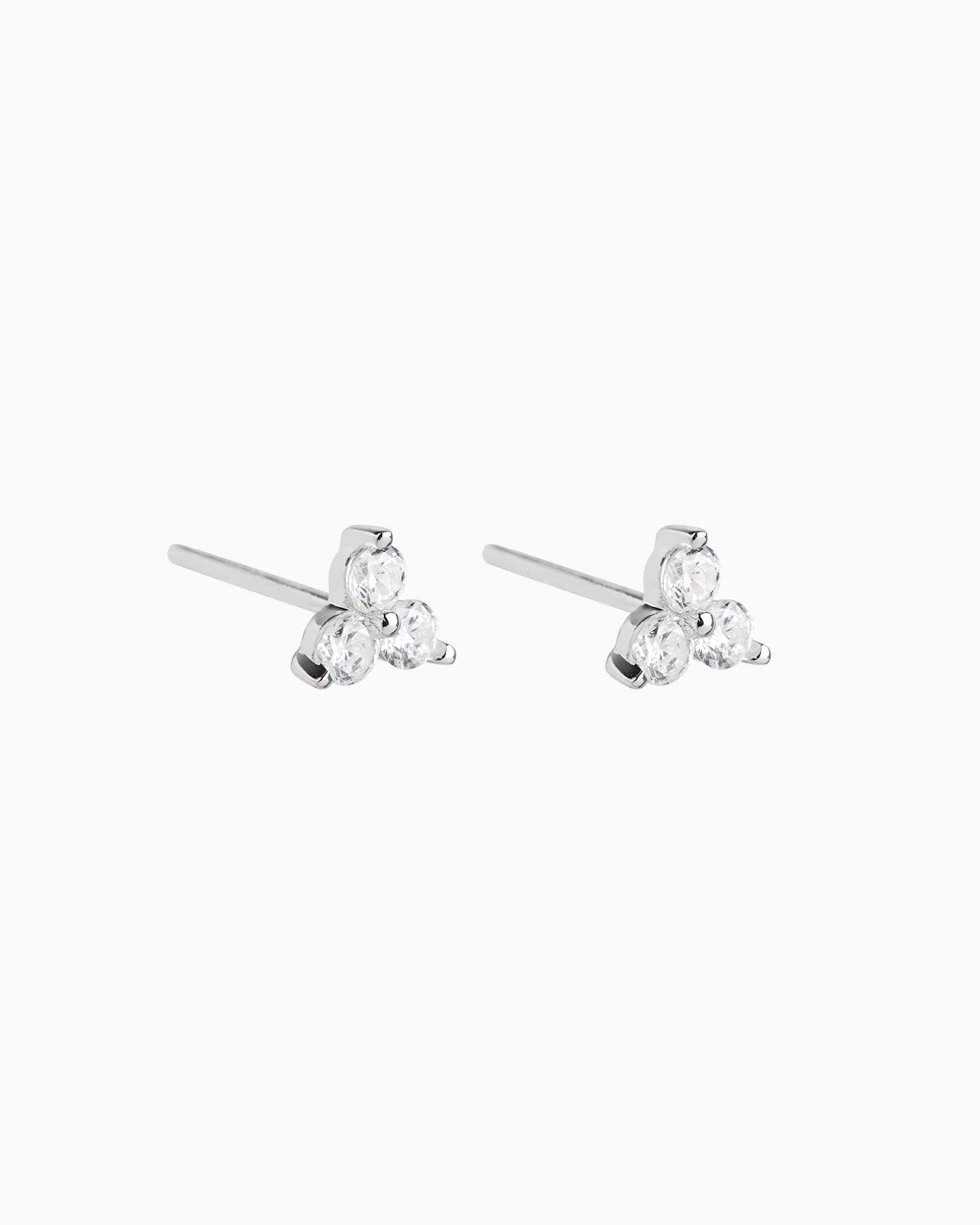 Petite CZ Gold Studs - 2mm // FYB main image 1