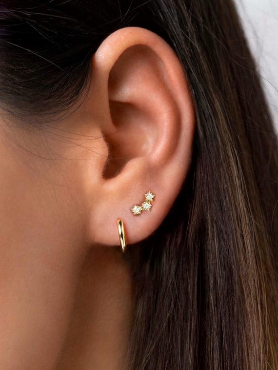 Trio Star Ear Studs Trio Star Ear Studs