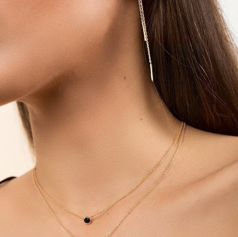 Catalina Pave X Delicate Necklace CZ