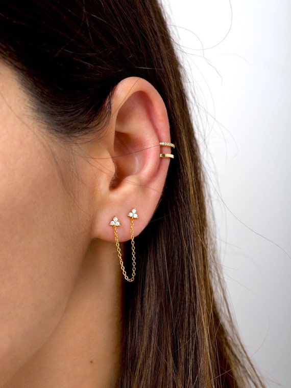 Huxley Gold Earrings - Shop Women's Trendy Jewellery Online – EDGABILITY