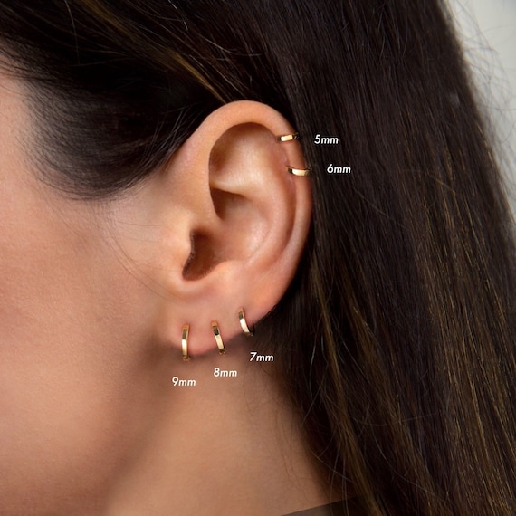 Helix huggie shop earrings