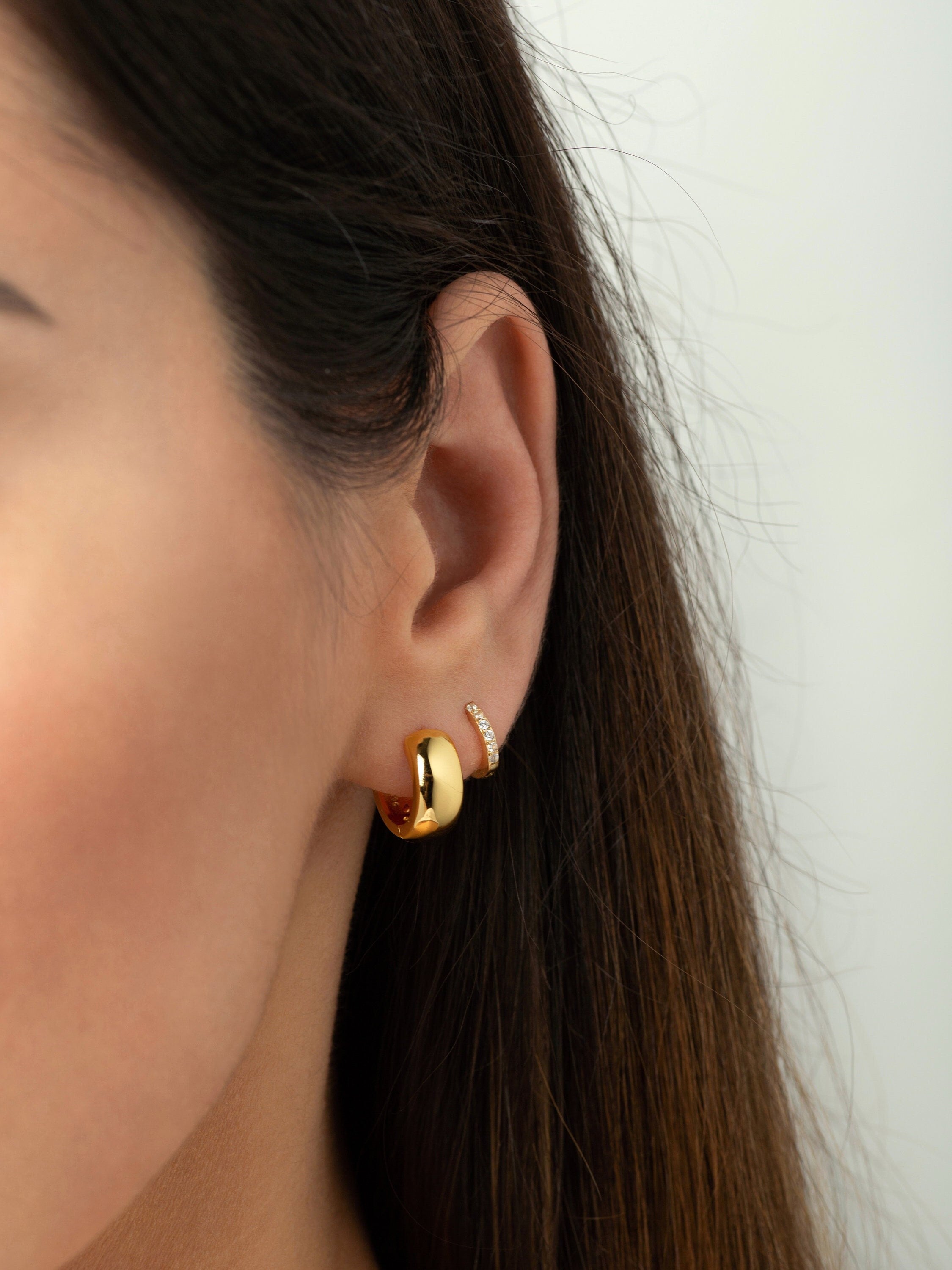 Shop Fair Trade Jewelry Chunky Bombshell Hoop Earrings | SLATE + SALT