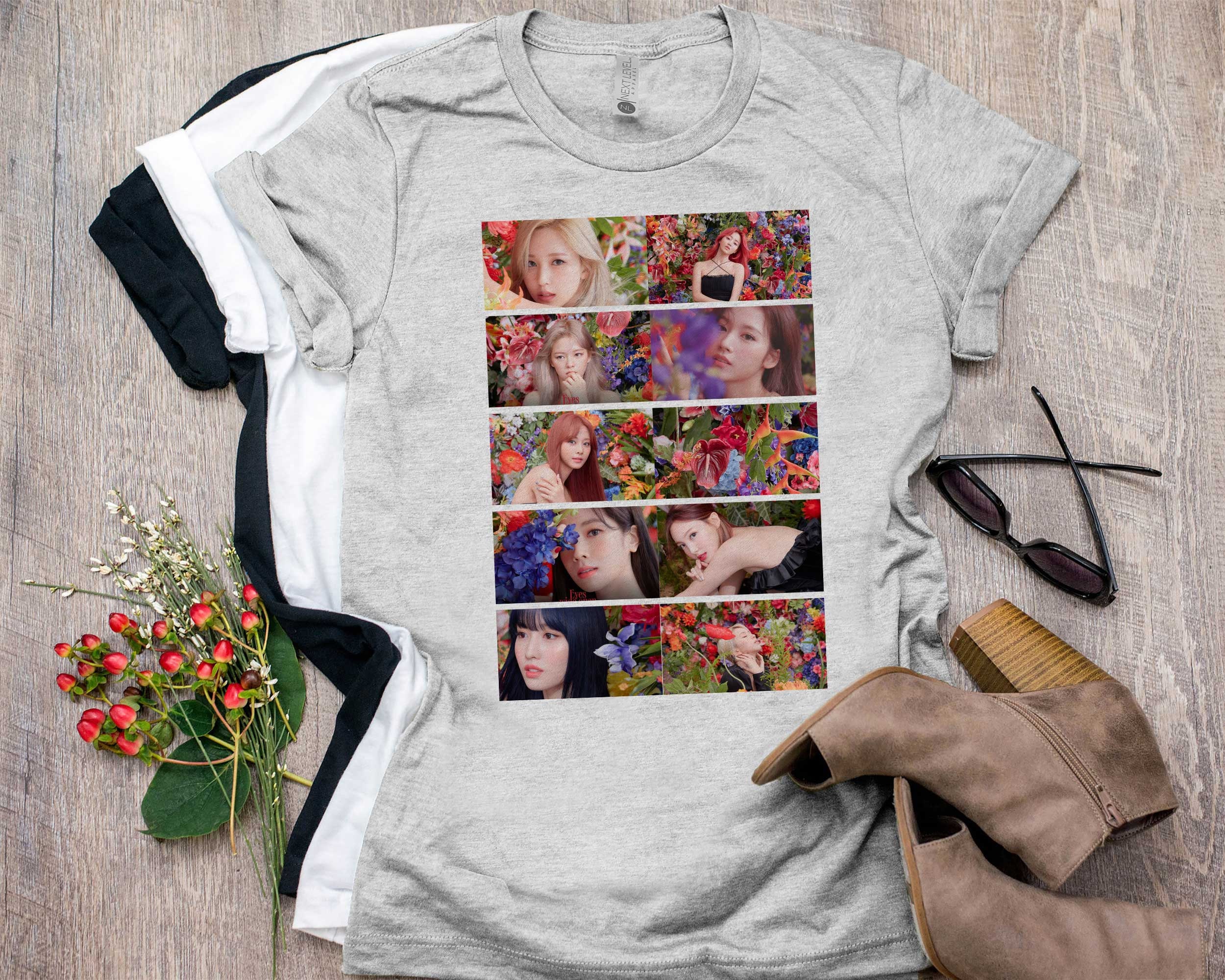 Twice Camiseta De Periférica Serie NA YEON DAHYUN JIHYO Jung YEON Mina Jihyo Sanna Chaeyoung Dayun Tzuyu Jeongyeon Momo Twice Camiseta De Periférica Serie NA YEON DAHYUN JIHYO Jung YEON Mina Jihyo Sanna Chaeyoung Dayun Tzuyu Jeongyeon Momo