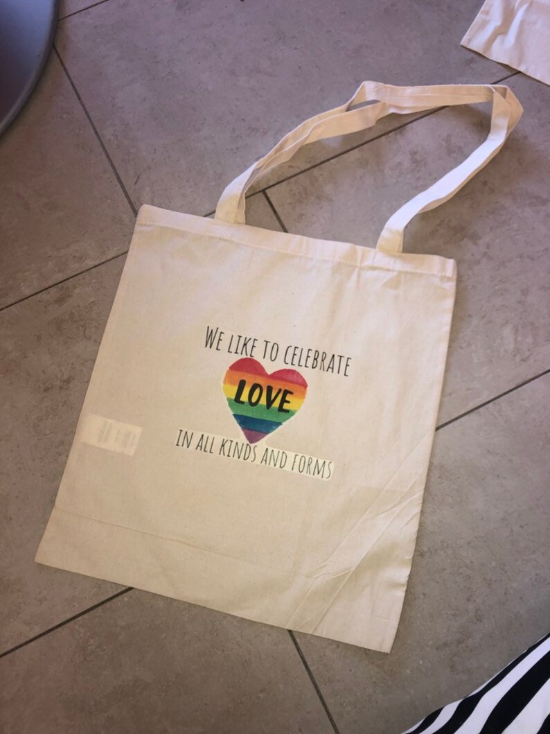 One Direction celebrate love in all kinds and firms tote bag