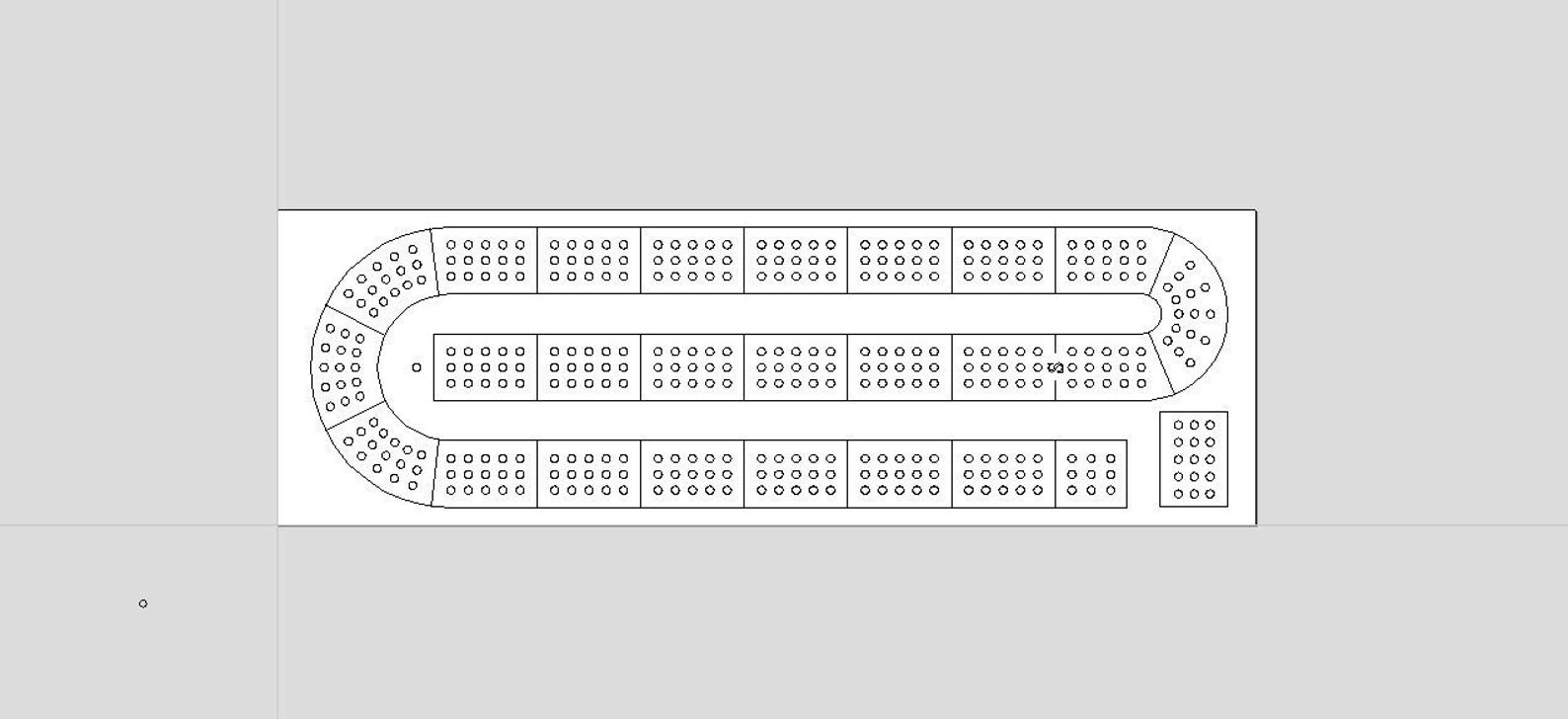 Cribbage Template.pdf Printable Cribbage Template Pattern, 14.5