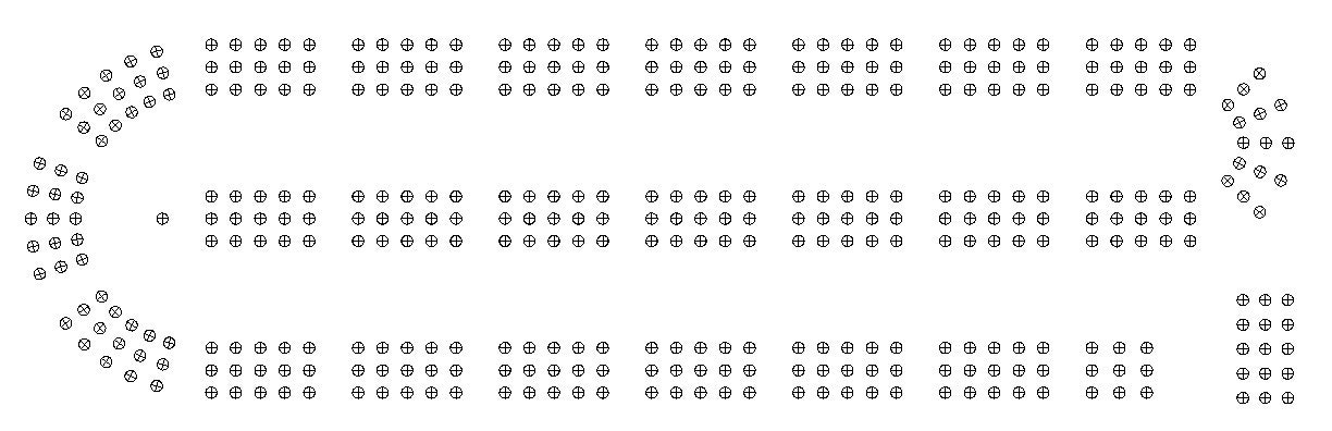 Printable Cribbage Template Pattern, 14.5