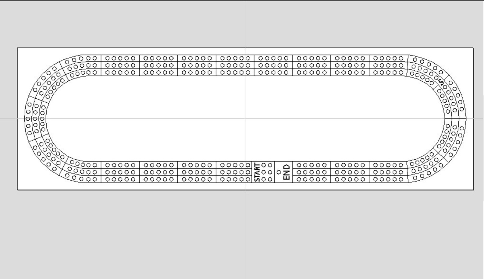CNC Cribbage Board SVG File Dxf Crv C2d Ai Eps Files Also Etsy