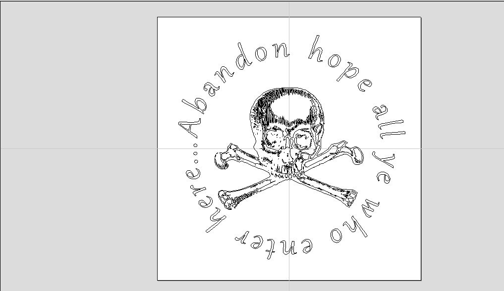 Skull and Cross Bones Vector Svg Dxf Cnc Crv C2d Eps - Etsy UK