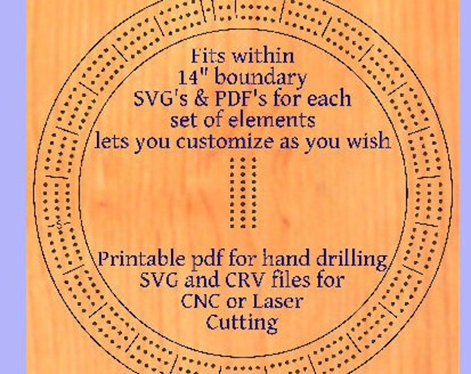 Cribbage Template.pdf Cribbage Board Template - Digital Download - SVG & PDF - Etsy Canada