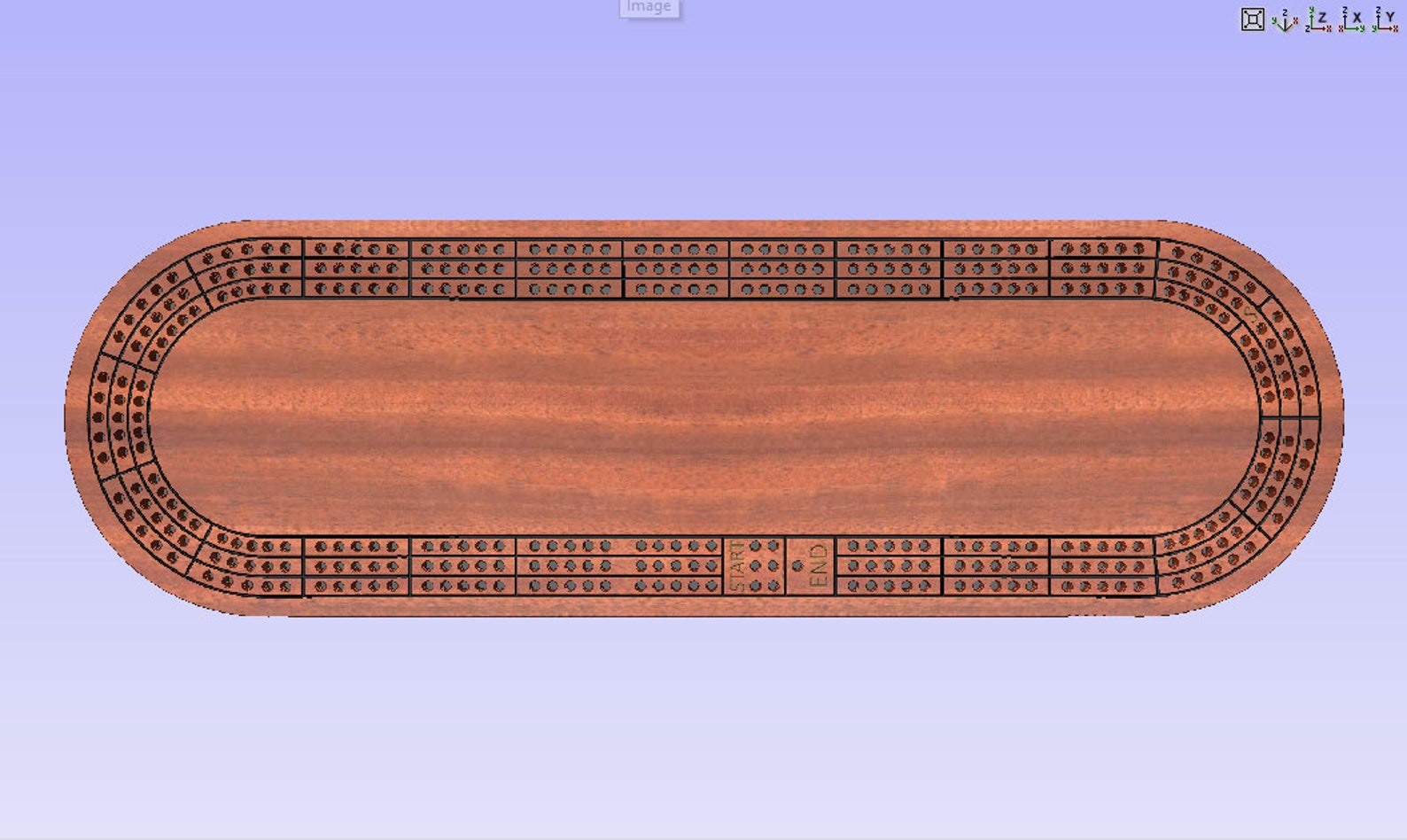 CNC Cribbage Board SVG File Dxf Crv C2d Ai Eps Files Also Etsy Ireland