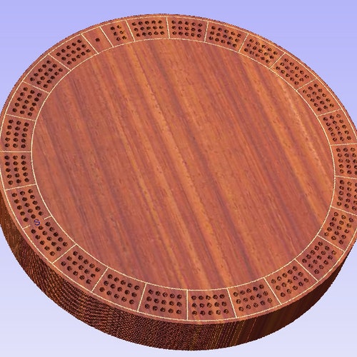 CNC and Laser U Shaped Cribbage Board SVG Files Also Etsy