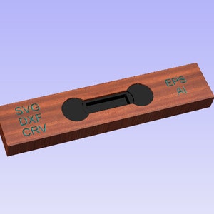 Cribbage peg storage solution digital file for CNC - SVG DXF cutting diagrams included!