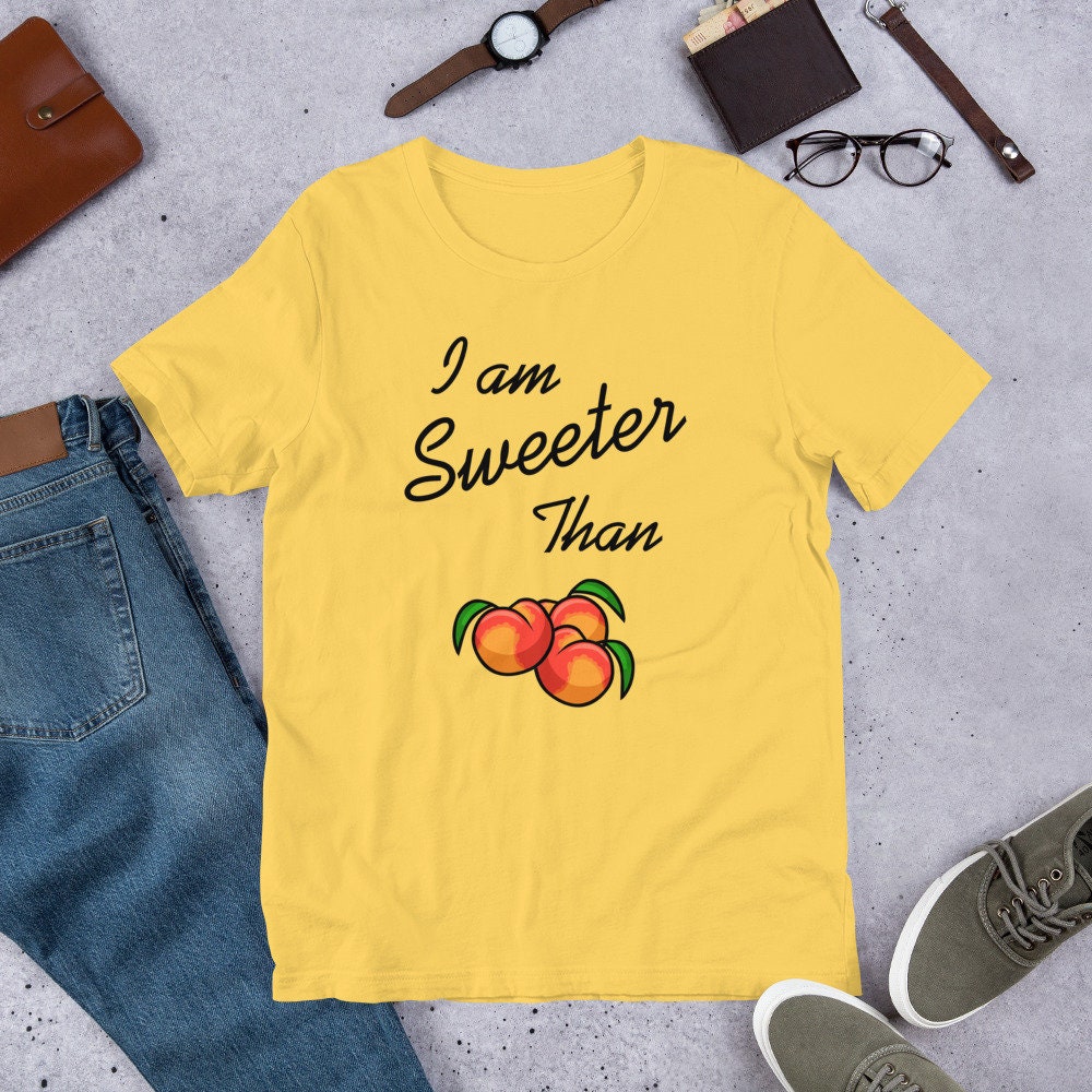 Sweeter Than Peaches Shirt Peaches Shirt Retro Vibe Shirt Etsy