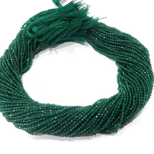 5-10 Strand Natural Green Aventurine Round Faceted 2-2.5mm Gemstone Beads 12&quot;inch, Natural Green Aventurine Round for Jewelry Making Beads