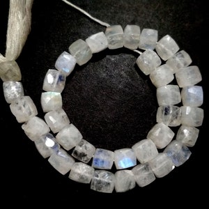 bsj VESSONITE 1.Strand 10 Faceted 3D Cube Shape Beads 8x8 mm approx 100/% Natural Beautiful AAA Quality Discounted Price New Arrival
