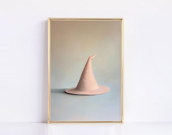 Glinda Pink Witch Hat | Wicked Valentines Digital Print | Wicked Digital Art | Valentines | Wizard of Oz | Pink | Glinda The Good Witch