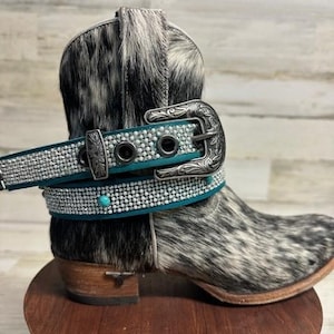 Rhinestone western cowgirl belt