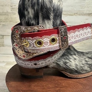 Rhinestone Western cowgirl belt