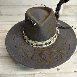 Beautifully Broken/Wide brim rancher hat