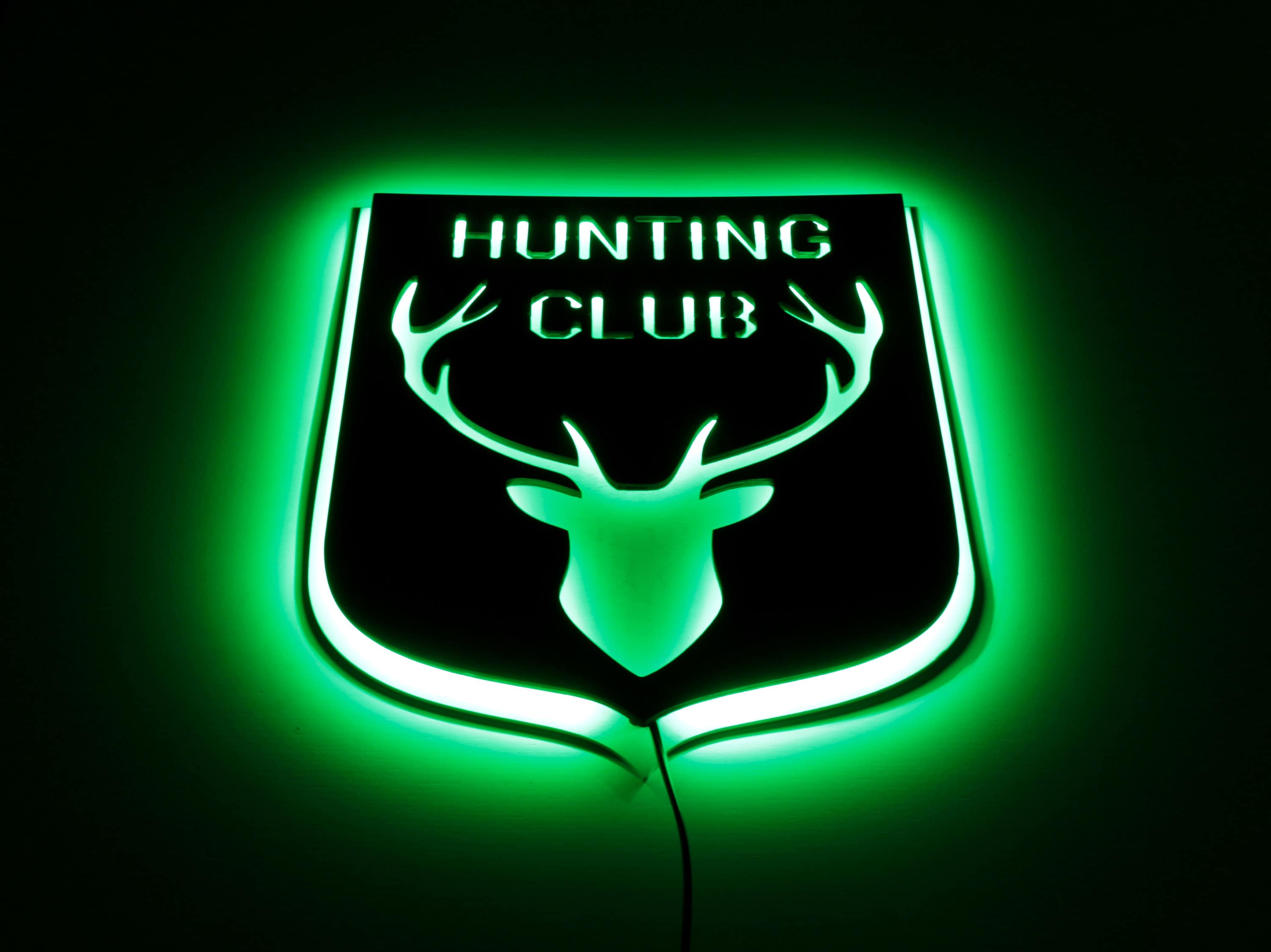 Hunting club night light Hunting signs gifts for the hunter Etsy