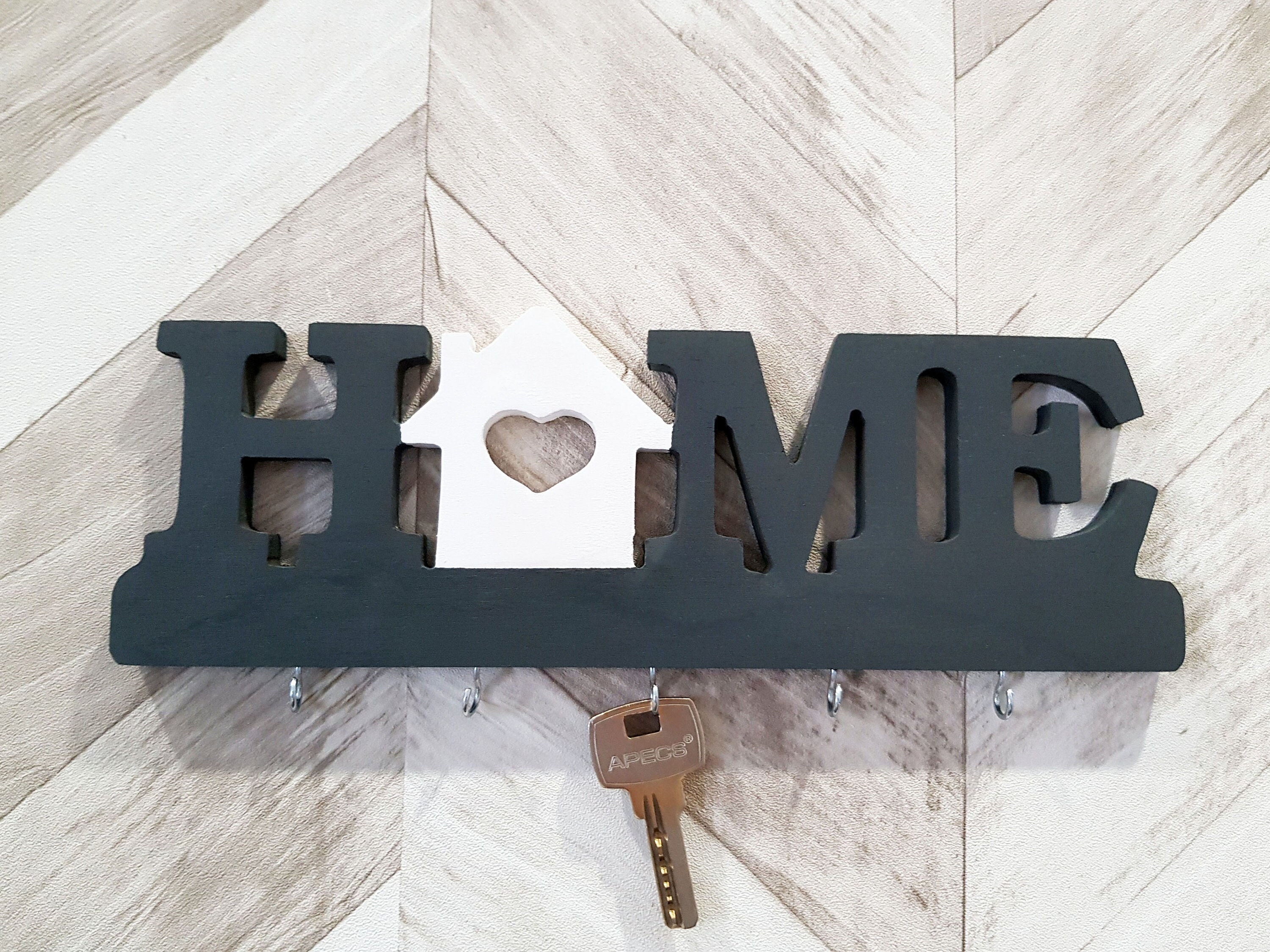 Key Holder Wall Key Rack Key Holder for Wall Home Sweet Etsy Canada
