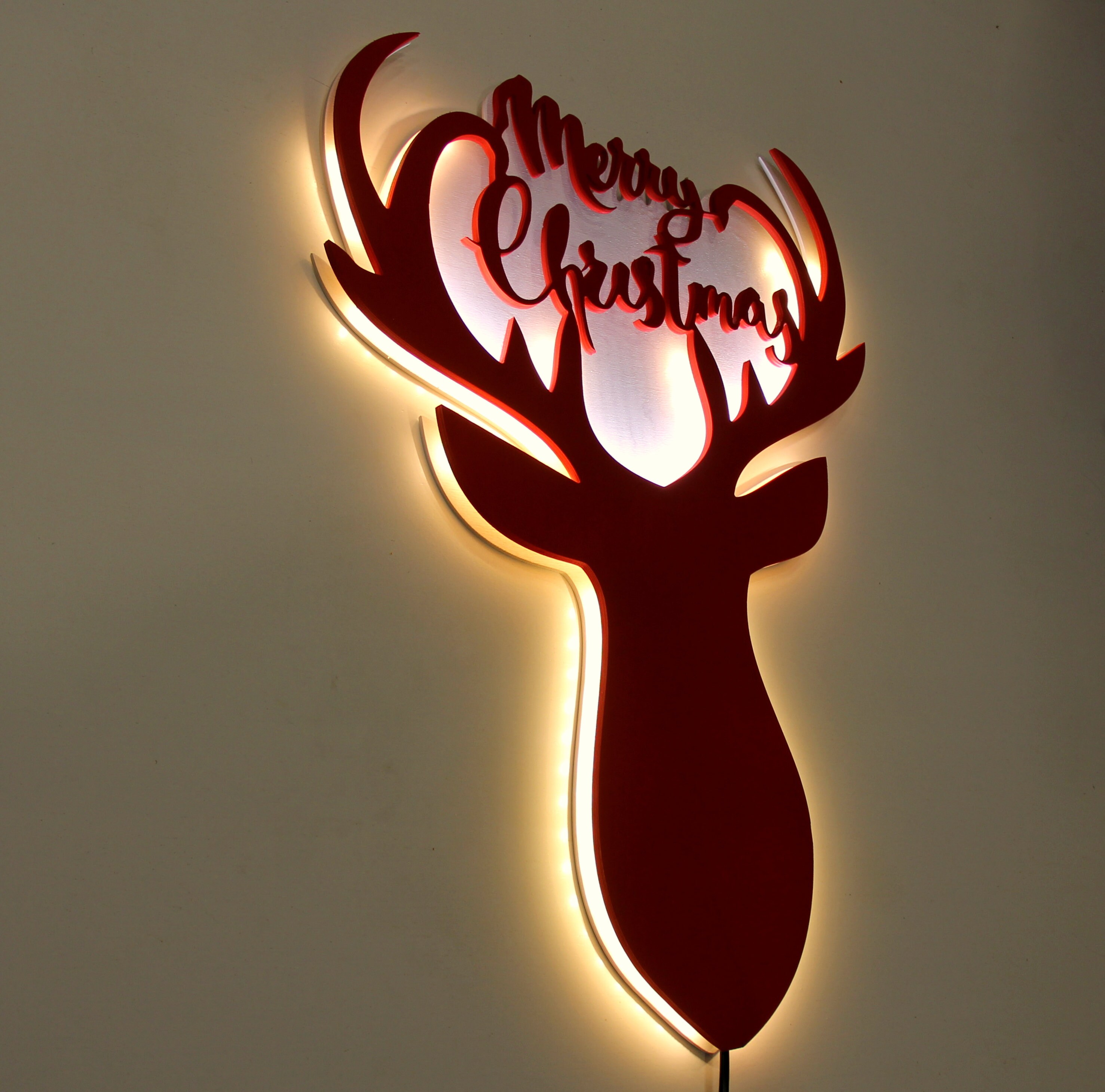 Christmas Deer Night Lights Christmas gift New year Lamp Etsy