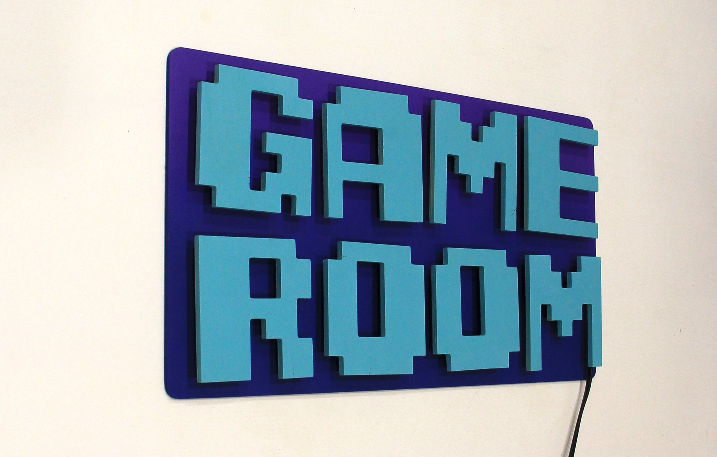 Game room sign Video Game Decor Gaming lamp Gaming Light Etsy