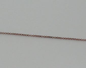 size 50cm rollo chain 2.5 mm copper