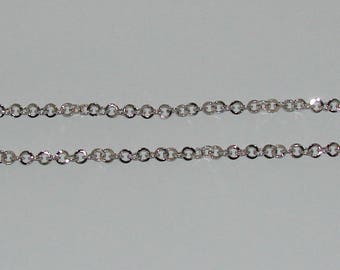 size 50cm rollo chain 5.2 mm silver matte - ref: CA 138