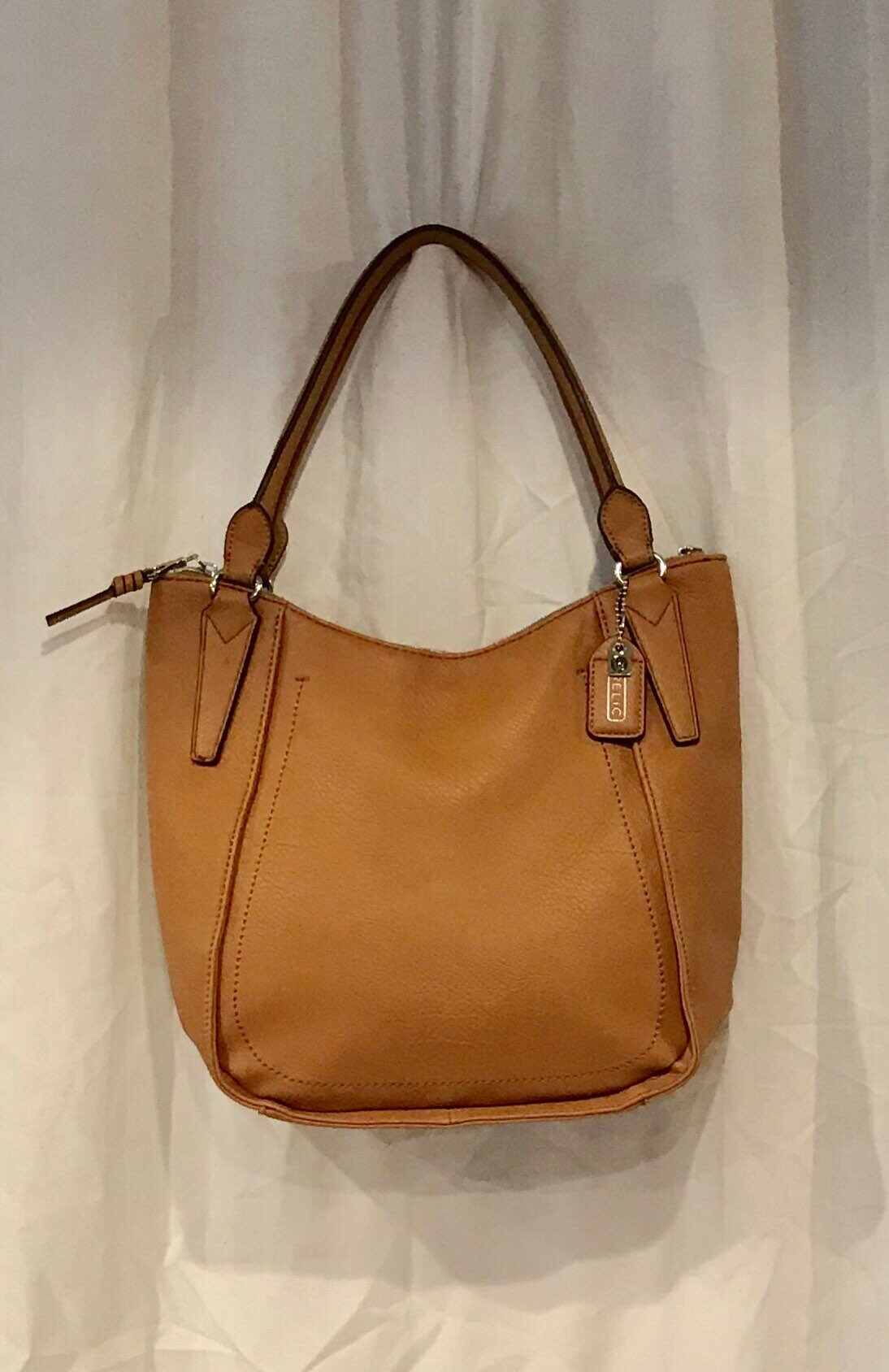 light brown purse