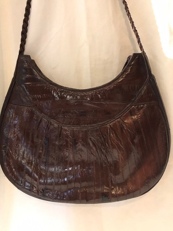 eel skin purse