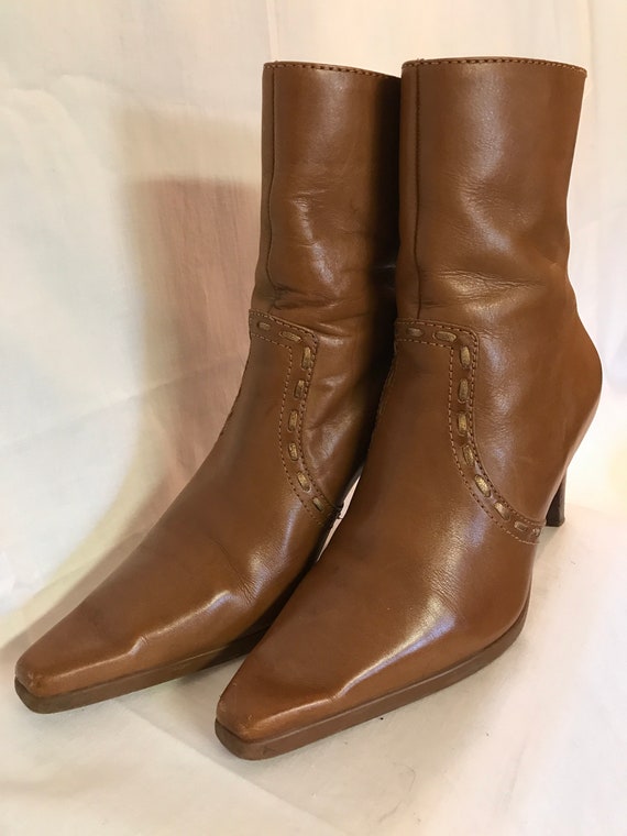 soft leather ankle boots womens
