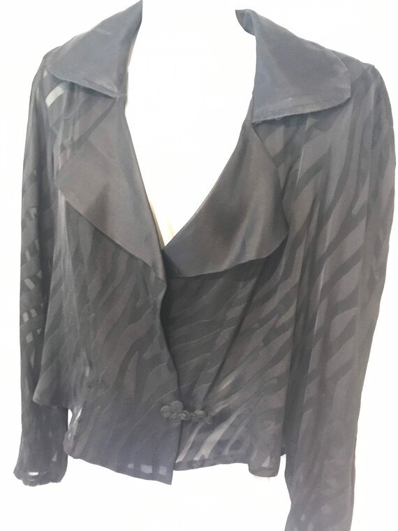 Vintage Slip Dress With Jacket, Black Slip Dress,